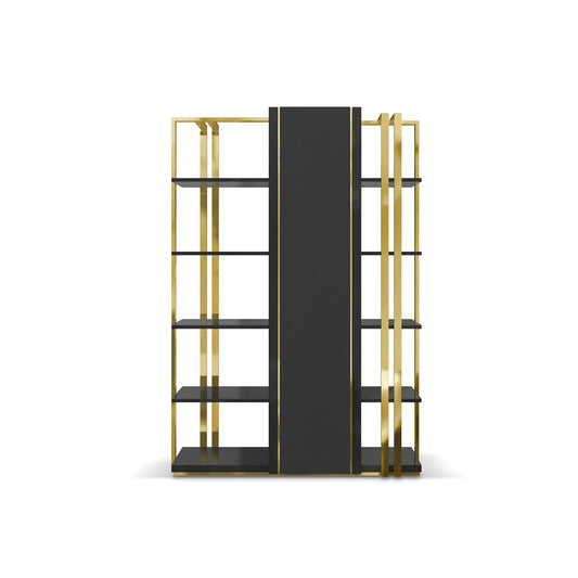 Black and Gold Apotheosis Bookcase