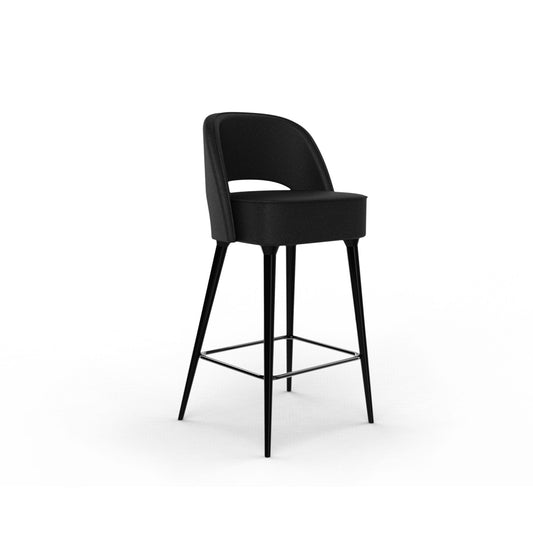 Black Collins Bar Chair