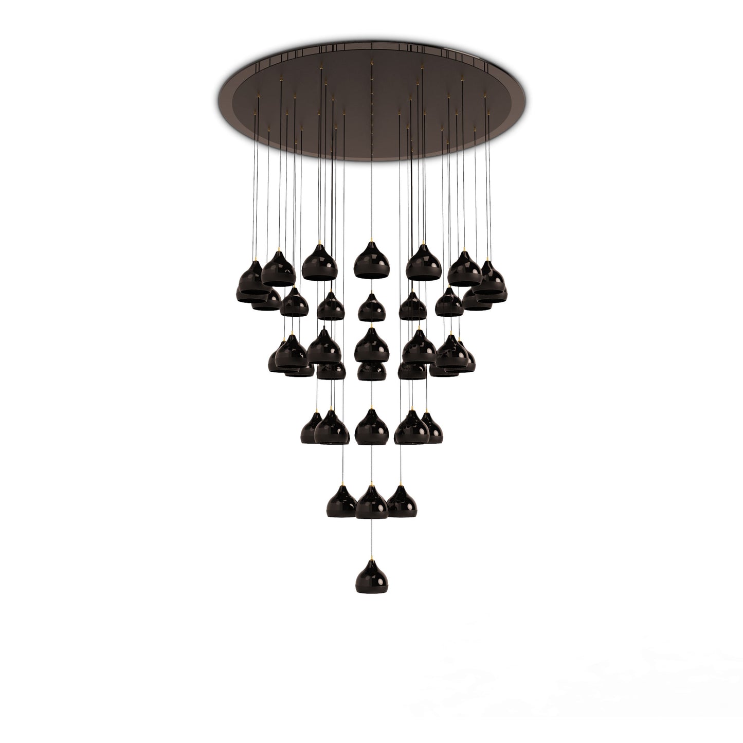 Black Hanna Chandelier 41 Suspension Light