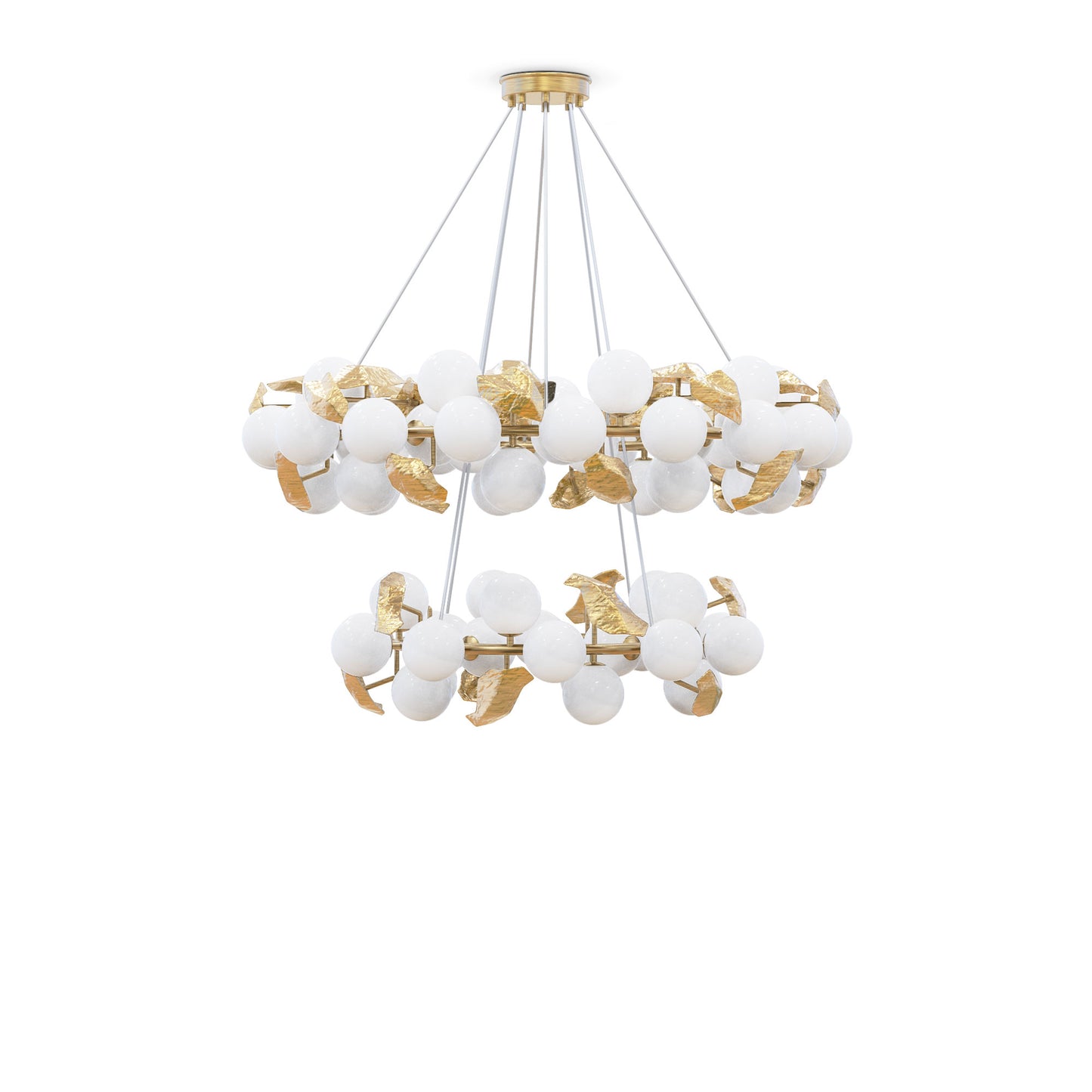 Gold Hera Round I Suspension Pendant Light