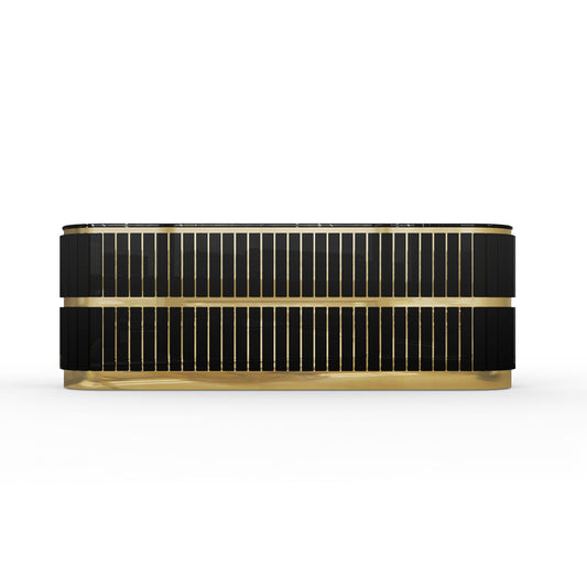 Black and Gold Antin Sideboard