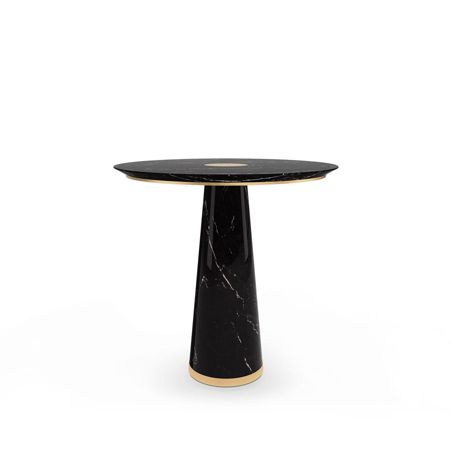 Black and Gold Bertoia Cofee Table