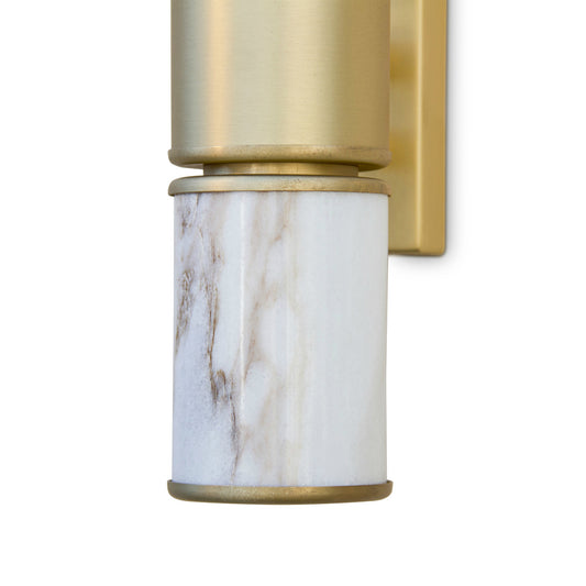 Gold and Marble Cybo I Wall Light