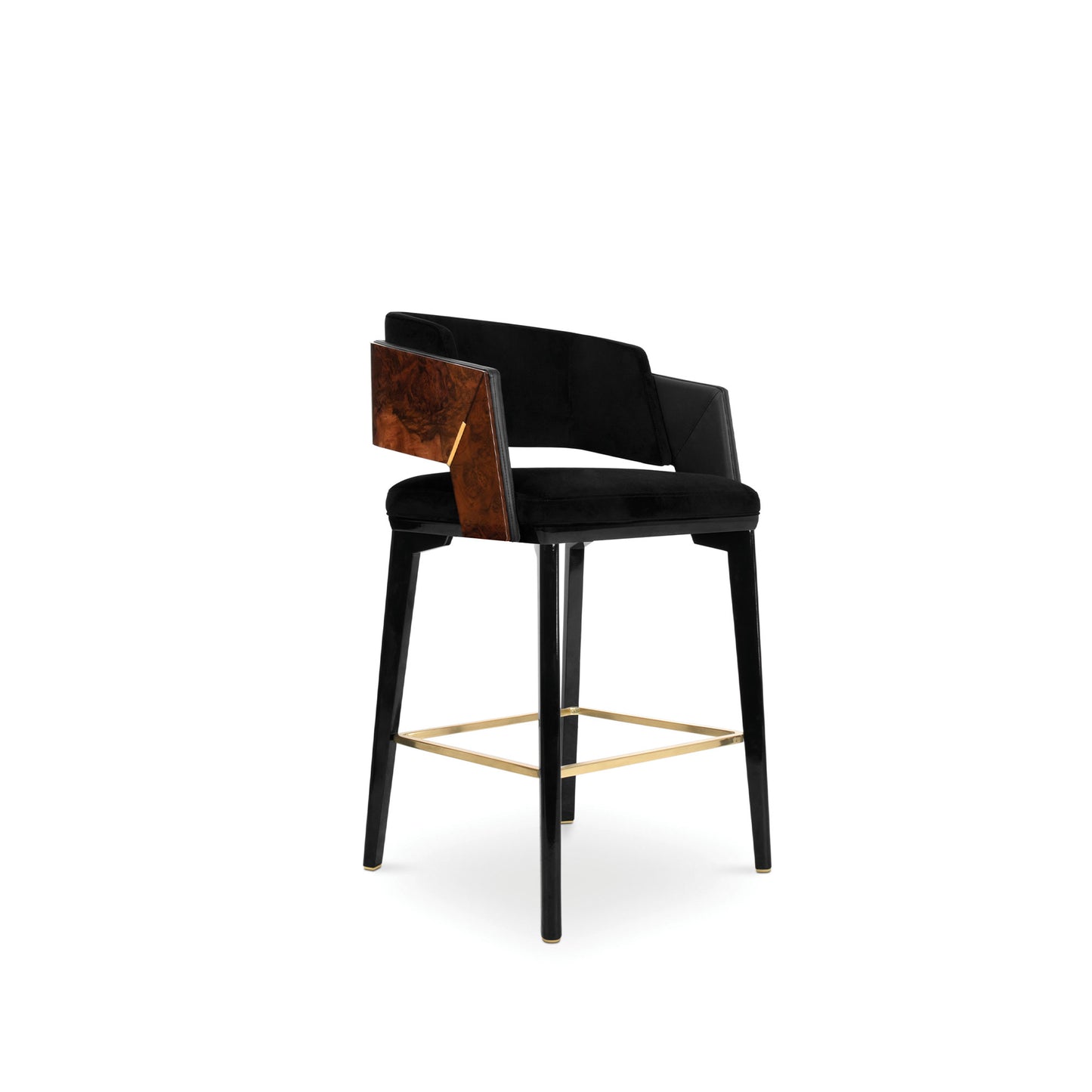 Black Galea Bar Chair