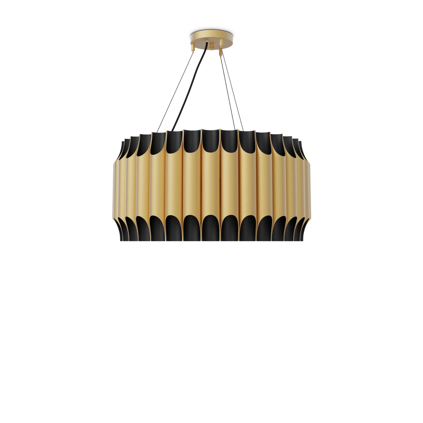 Gold Galliano Round Suspension Light