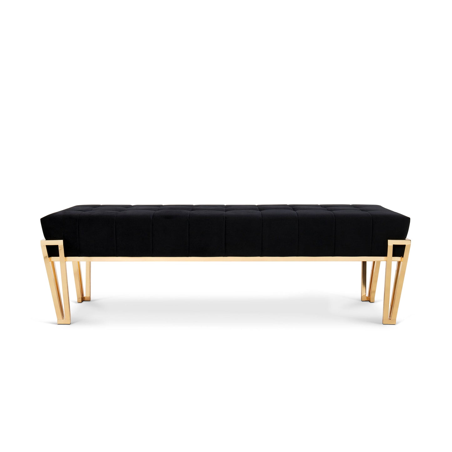 Black and Gold Nubian Ottoman